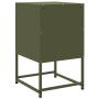 Mesitas de noche 2 unidades acero verde oliva 36x39x60,5 cm de , Mesitas de noche - Ref: Foro24-846467, Precio: 94,28 €, Desc...
