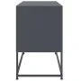 Mueble para TV de acero gris antracita 100,5x39x60,5 cm de , Muebles TV - Ref: Foro24-846478, Precio: 76,02 €, Descuento: %
