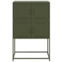 Aparador de acero verde oliva 68,5x38,5x107 cm de , Aparadores - Ref: Foro24-846486, Precio: 111,84 €, Descuento: %