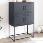 Aparador de acero gris antracita 68,5x38,5x107 cm de , Aparadores - Ref: Foro24-846484, Precio: 82,52 €, Descuento: %