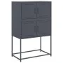 Anthracite grey steel sideboard 68.5x38.5x107 cm by , Sideboards - Ref: Foro24-846484, Price: 81,72 €, Discount: %