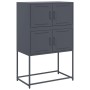 Aparador de acero gris antracita 68,5x38,5x107 cm de , Aparadores - Ref: Foro24-846484, Precio: 82,52 €, Descuento: %