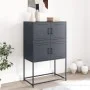 Anthracite grey steel sideboard 68.5x38.5x107 cm by , Sideboards - Ref: Foro24-846484, Price: 81,72 €, Discount: %