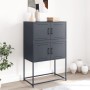 Aparador de acero gris antracita 68,5x38,5x107 cm de , Aparadores - Ref: Foro24-846484, Precio: 82,52 €, Descuento: %