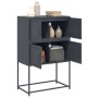 Aparador de acero gris antracita 68,5x38,5x107 cm de , Aparadores - Ref: Foro24-846484, Precio: 82,52 €, Descuento: %