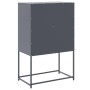 Aparador de acero gris antracita 68,5x38,5x107 cm de , Aparadores - Ref: Foro24-846484, Precio: 82,52 €, Descuento: %