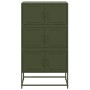 Aparador de acero verde oliva 68,5x38,5x123,5 cm de , Aparadores - Ref: Foro24-846492, Precio: 158,93 €, Descuento: %