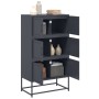 Aparador de acero gris antracita 68,5x38,5x123,5 cm de , Aparadores - Ref: Foro24-846490, Precio: 152,12 €, Descuento: %