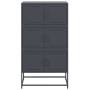 Aparador de acero gris antracita 68,5x38,5x123,5 cm de , Aparadores - Ref: Foro24-846490, Precio: 152,12 €, Descuento: %