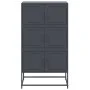Aparador de acero gris antracita 68,5x38,5x123,5 cm de , Aparadores - Ref: Foro24-846490, Precio: 150,17 €, Descuento: %