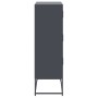 Aparador de acero gris antracita 68,5x38,5x123,5 cm de , Aparadores - Ref: Foro24-846490, Precio: 152,12 €, Descuento: %