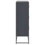 Aparador de acero gris antracita 68,5x38,5x123,5 cm de , Aparadores - Ref: Foro24-846490, Precio: 150,17 €, Descuento: %