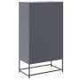 Aparador de acero gris antracita 68,5x38,5x123,5 cm de , Aparadores - Ref: Foro24-846490, Precio: 152,12 €, Descuento: %