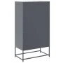 Aparador de acero gris antracita 68,5x38,5x123,5 cm de , Aparadores - Ref: Foro24-846490, Precio: 150,17 €, Descuento: %