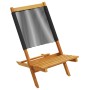 Sillas de jardín reclinables 4 uds madera maciza acacia negro de , Sillas de jardín - Ref: Foro24-3214628, Precio: 214,18 €, ...