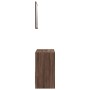 Set de muebles baño 2 pzas madera contrachapada marrón roble de , Muebles de baño - Ref: Foro24-835699, Precio: 69,44 €, Desc...