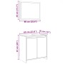 Set de muebles baño 2 pzas madera contrachapada marrón roble de , Muebles de baño - Ref: Foro24-835699, Precio: 69,44 €, Desc...