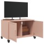 Mueble para TV acero laminado en frío rosa 68x39x43,5 cm de , Muebles TV - Ref: Foro24-846639, Precio: 66,40 €, Descuento: %
