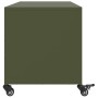 Mueble TV acero laminado en frío verde oliva 100,5x39x43,5 cm de , Muebles TV - Ref: Foro24-846666, Precio: 93,61 €, Descuent...