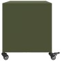 Mueble para TV acero laminado en frío verde oliva 68x39x43,5 cm de , Muebles TV - Ref: Foro24-846672, Precio: 55,65 €, Descue...