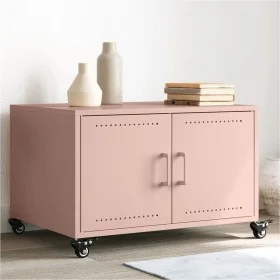 Cold-rolled steel pink coffee table 68x50x43.5 cm by , Coffee table - Ref: Foro24-846687, Price: 90,80 €, Discount: %