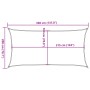 Toldo de vela rectangular HDPE arena 160 g/m² 2x3,5 m de , Sombrillas - Ref: Foro24-4002030, Precio: 24,83 €, Descuento: %