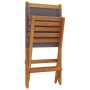 Sillas de jardín plegables 8 uds madera maciza y tela antracita de , Sillas de jardín - Ref: Foro24-3214642, Precio: 426,84 €...