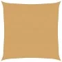Square HDPE shade sail in sand color, 160 g/m², 6x6 m. by , Umbrellas - Ref: Foro24-4002026, Price: 70,64 €, Discount: %
