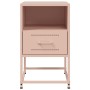Mesitas de noche 2 unidades acero rosa 36x39x60,5 cm de , Mesitas de noche - Ref: Foro24-846557, Precio: 81,60 €, Descuento: %