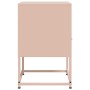 Mesitas de noche 2 unidades acero rosa 36x39x60,5 cm de , Mesitas de noche - Ref: Foro24-846557, Precio: 81,60 €, Descuento: %