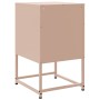 Mesitas de noche 2 unidades acero rosa 36x39x60,5 cm de , Mesitas de noche - Ref: Foro24-846557, Precio: 81,60 €, Descuento: %