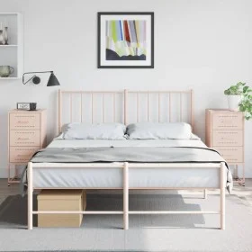 Nachttische, 2 Stück, rosa Stahl, 36x39x78 cm. von , Nachttische - Ref: Foro24-846581, Preis: 119,05 €, Rabatt: %
