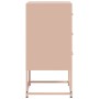 Mesitas de noche 2 unidades acero rosa 36x39x78 cm de , Mesitas de noche - Ref: Foro24-846581, Precio: 120,20 €, Descuento: %