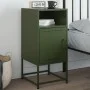 Mesita de noche acero verde oliva 36x39x78 cm de , Mesitas de noche - Ref: Foro24-846574, Precio: 70,46 €, Descuento: %