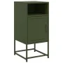 Mesita de noche acero verde oliva 36x39x78 cm de , Mesitas de noche - Ref: Foro24-846574, Precio: 70,46 €, Descuento: %
