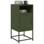 Mesita de noche acero verde oliva 36x39x78 cm de , Mesitas de noche - Ref: Foro24-846574, Precio: 71,45 €, Descuento: %