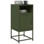Mesita de noche acero verde oliva 36x39x78 cm de , Mesitas de noche - Ref: Foro24-846574, Precio: 70,46 €, Descuento: %