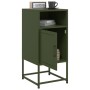 Mesita de noche acero verde oliva 36x39x78 cm de , Mesitas de noche - Ref: Foro24-846574, Precio: 71,45 €, Descuento: %