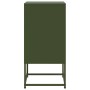 Mesita de noche acero verde oliva 36x39x78 cm de , Mesitas de noche - Ref: Foro24-846574, Precio: 71,45 €, Descuento: %
