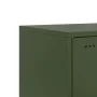 Mesita de noche acero verde oliva 36x39x78 cm de , Mesitas de noche - Ref: Foro24-846574, Precio: 70,46 €, Descuento: %