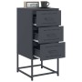 Mesitas de noche 2 unidades acero gris antracita 36x39x78 cm de , Mesitas de noche - Ref: Foro24-846583, Precio: 120,75 €, De...