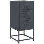 Mesitas de noche 2 unidades acero gris antracita 36x39x78 cm de , Mesitas de noche - Ref: Foro24-846583, Precio: 120,75 €, De...