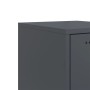 Mesitas de noche 2 unidades acero gris antracita 36x39x78 cm de , Mesitas de noche - Ref: Foro24-846583, Precio: 120,75 €, De...