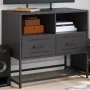 Mueble para TV de acero negro 68x39x60,5 cm de , Muebles TV - Ref: Foro24-846548, Precio: 64,43 €, Descuento: %