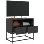 Mueble para TV de acero negro 68x39x60,5 cm de , Muebles TV - Ref: Foro24-846548, Precio: 65,03 €, Descuento: %