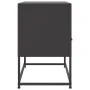 Mueble para TV de acero negro 68x39x60,5 cm de , Muebles TV - Ref: Foro24-846548, Precio: 64,43 €, Descuento: %