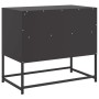 Mueble para TV de acero negro 68x39x60,5 cm de , Muebles TV - Ref: Foro24-846548, Precio: 65,03 €, Descuento: %