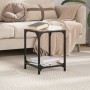 Mesa de centro superficie vidrio transparente acero 30x30x40 cm de , Mesas de centro - Ref: Foro24-845954, Precio: 29,27 €, D...