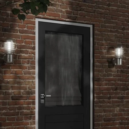 Aplique de exterior de acero inoxidable plateado de , Iluminación de exterior - Ref: Foro24-4006248, Precio: 34,10 €, Descuen...
