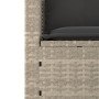 Set de sofá de jardín 3 pzas y cojines ratán sintético gris de , Sofás de exterior - Ref: Foro24-365463, Precio: 211,53 €, De...